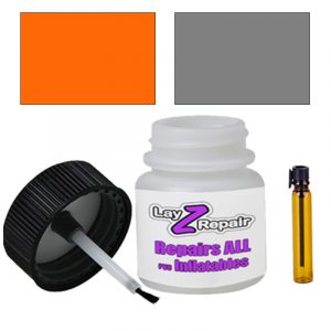 Blow up Kayak Repair Kit Orange and Dark Grey
